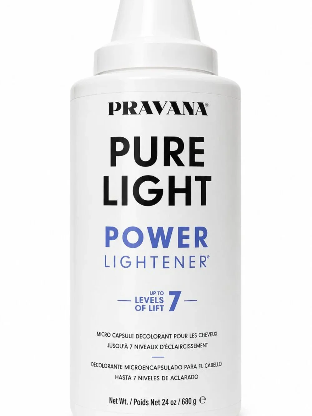 Pravana Pure Light Power Lightener 24 oz | Professional Hair Bleach Powder | Up